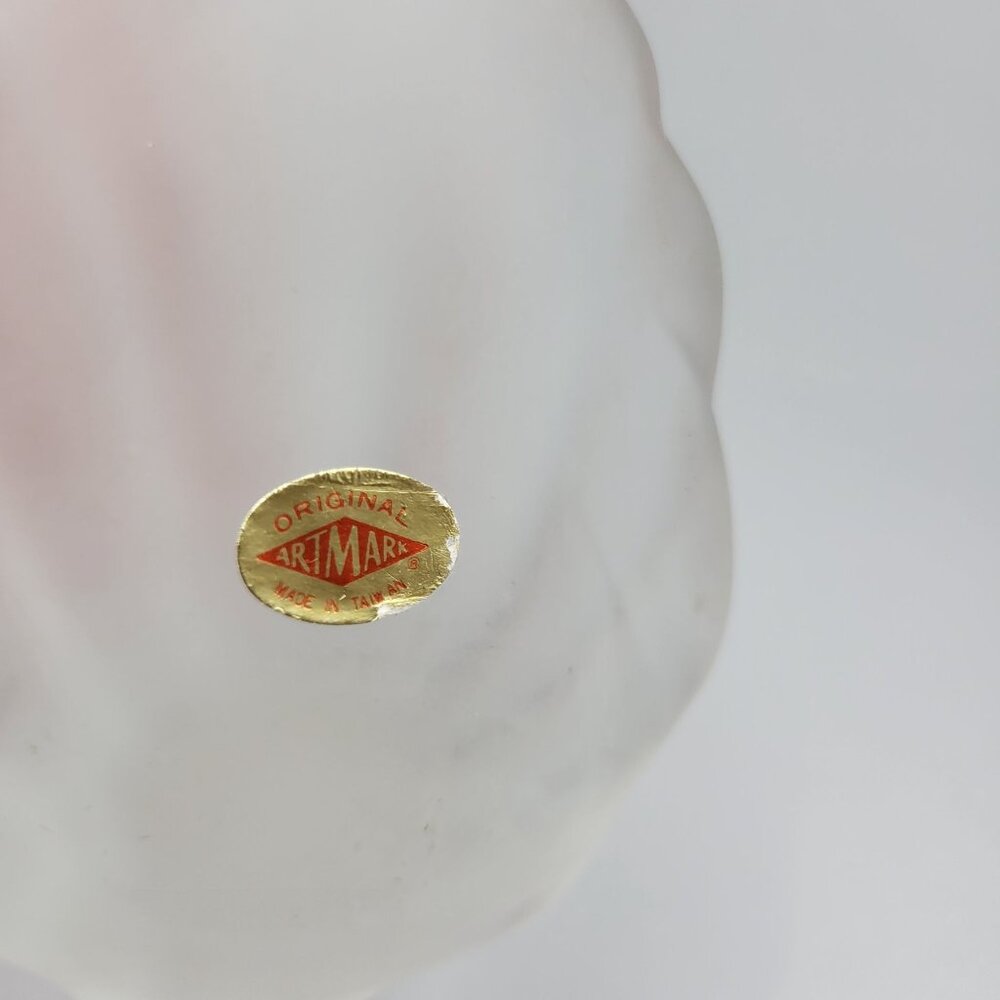 Vintage Artmark Glass Crystal Clear & Frosted Branch Love Birds Figurine 5.5" - Picture 3 of 15